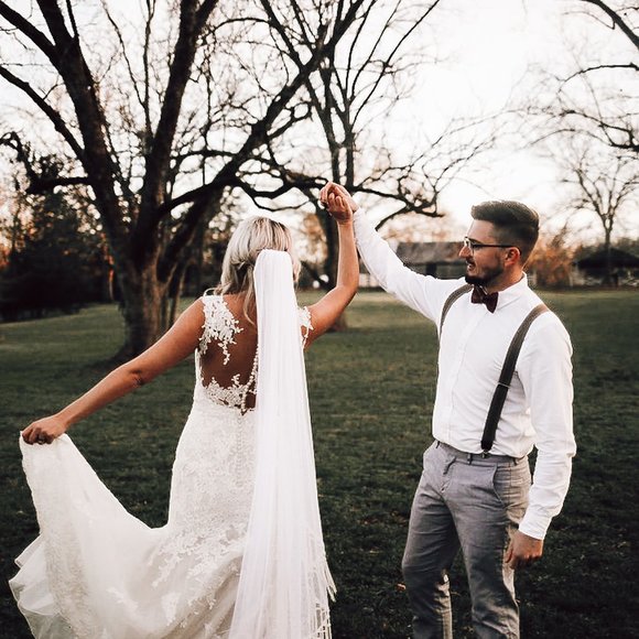 NEW Boho Soft Wedding Veil Ivory or White Bride Bridal Wedding Day - Picture 5 of 8